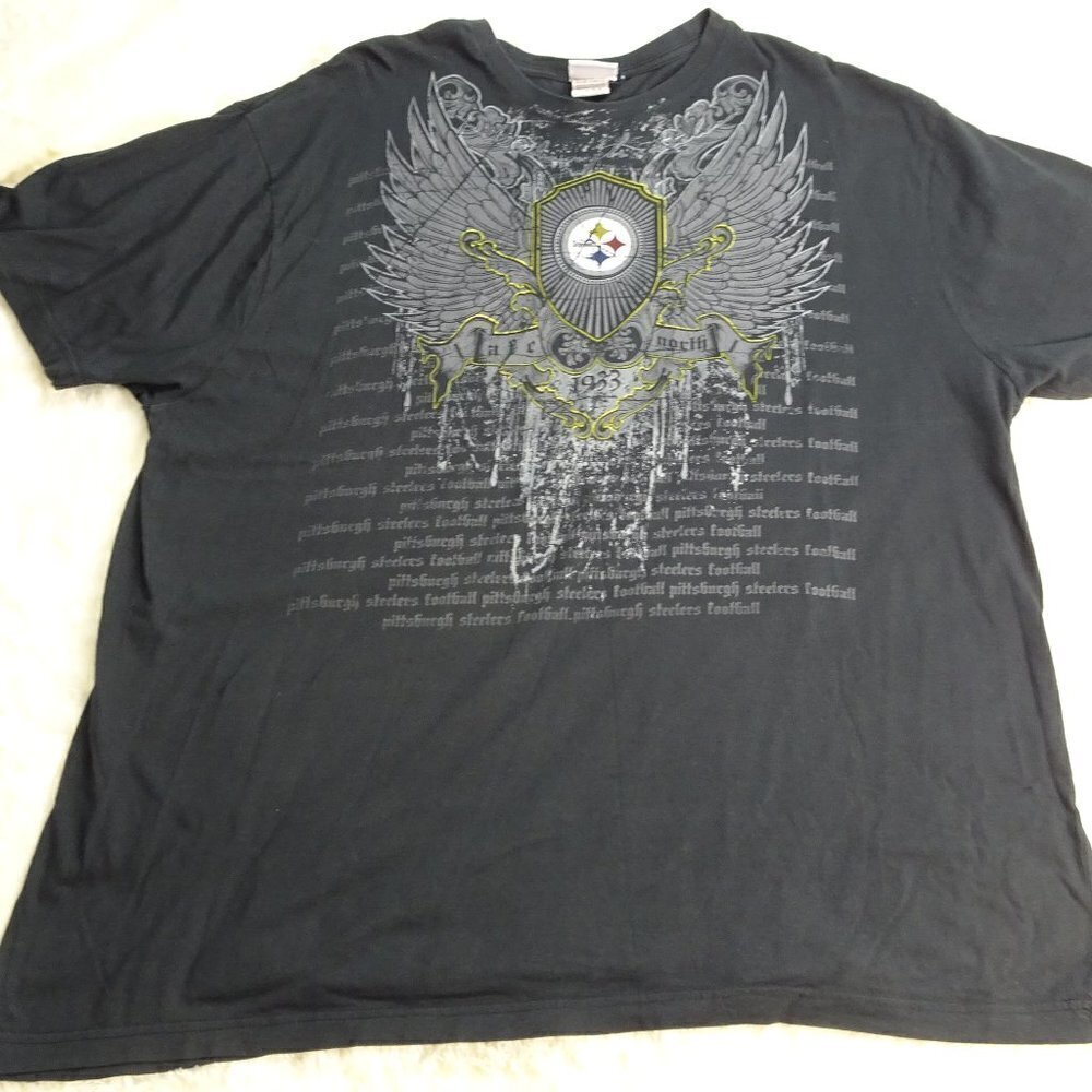 NFL Pittsburgh Steelers Black T-Shirt 2XL